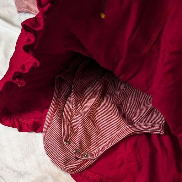 Vintage Samara 4T Dress Red Floral Stripe NWT - Picture 2 of 8